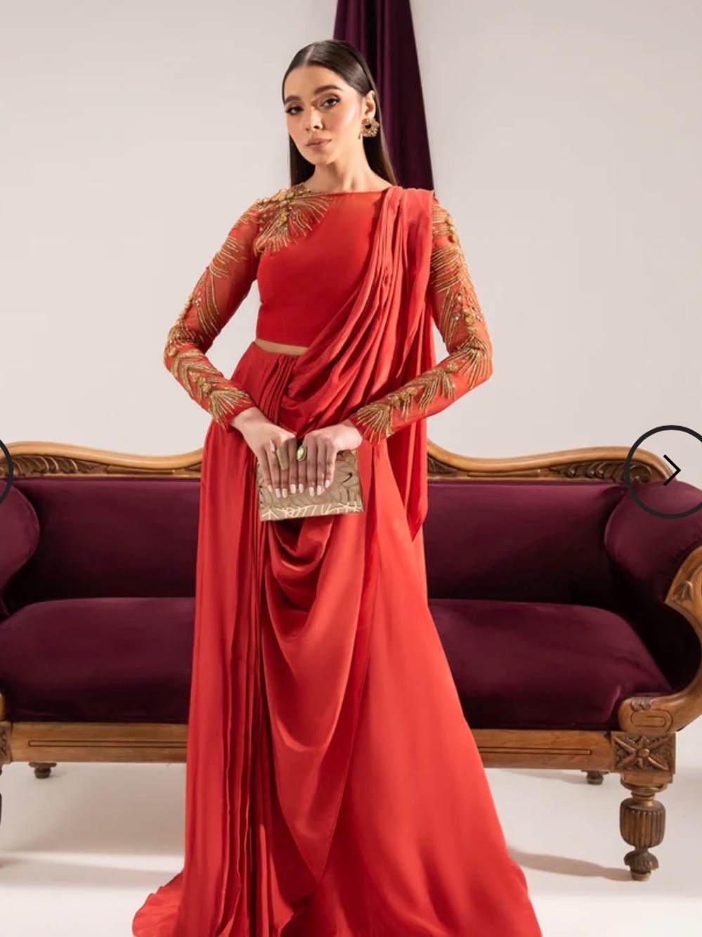 Maria Osama Khan Pakistani/Indian sari formal dress